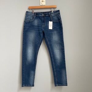 Clayton Slim Straight Fit Men’s 32x32 Blue Jeans (WTF26)
